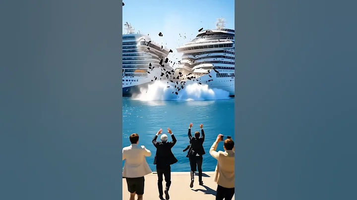 Two Cruise Ships Collide While Docking at the Harbor!