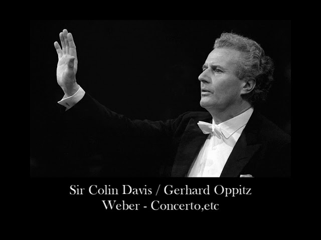 Weber - Concerto pour piano n°2: 1er mvt : G.Oppitz / Orch symph Radio Bavaroise / C.Davis