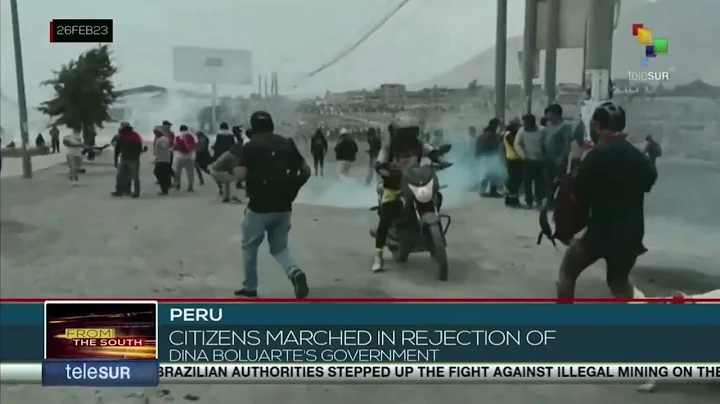 Protests continue in Peru against President Dina Boluarte