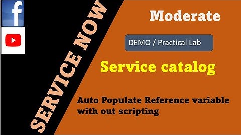 ServiceNow | How to auto populate on reference variable with out script