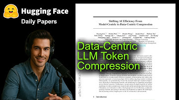 Data-Centric LLM Token Compression