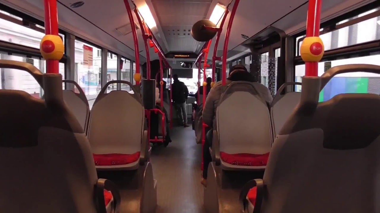 Utazás Mercedes-Benz Citaro C2 típusú autóbusszal Bécsben, a 80A vonalon.