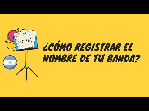 ¿Cómo REGISTRAR el NOMBRE de tu BANDA? [INPI ARGENTINA]