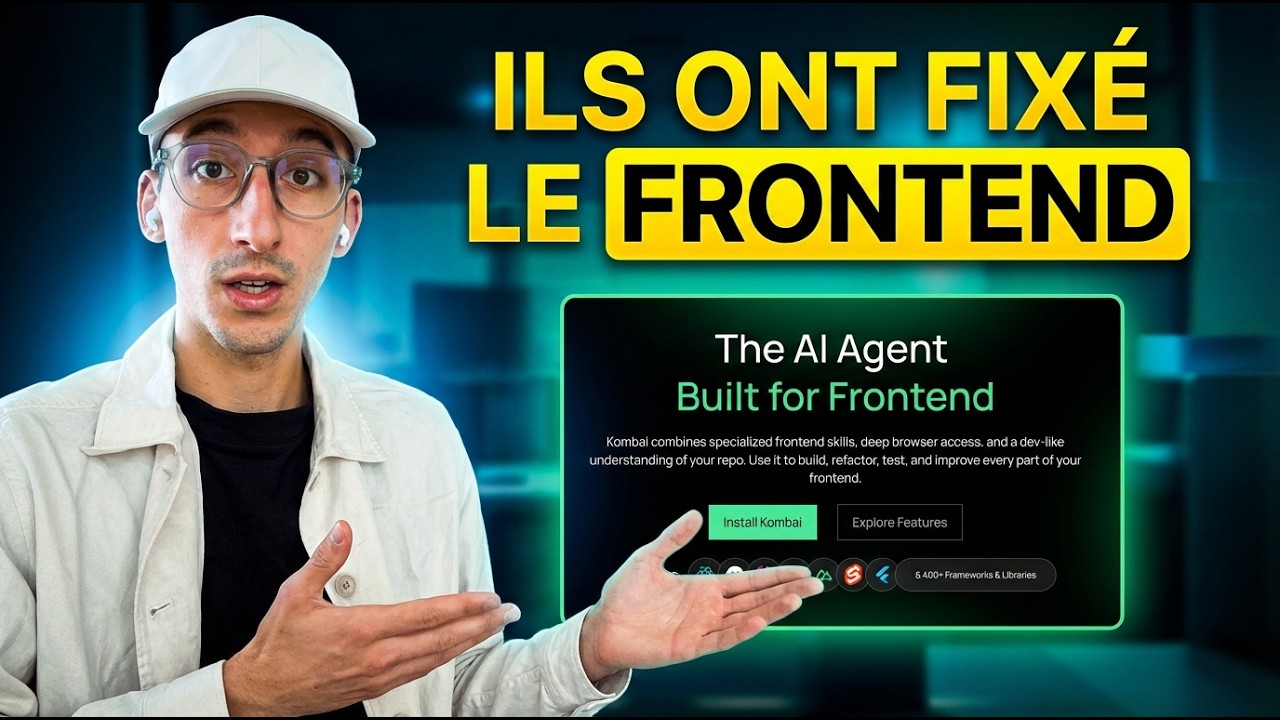 Stop de faire des interfaces moches : agent IA spécialisé dans le frontend (Kombai)