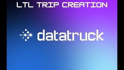 How to Create Partial Loads / LTL Trips in Datatruck TMS (Full Walkthrough)