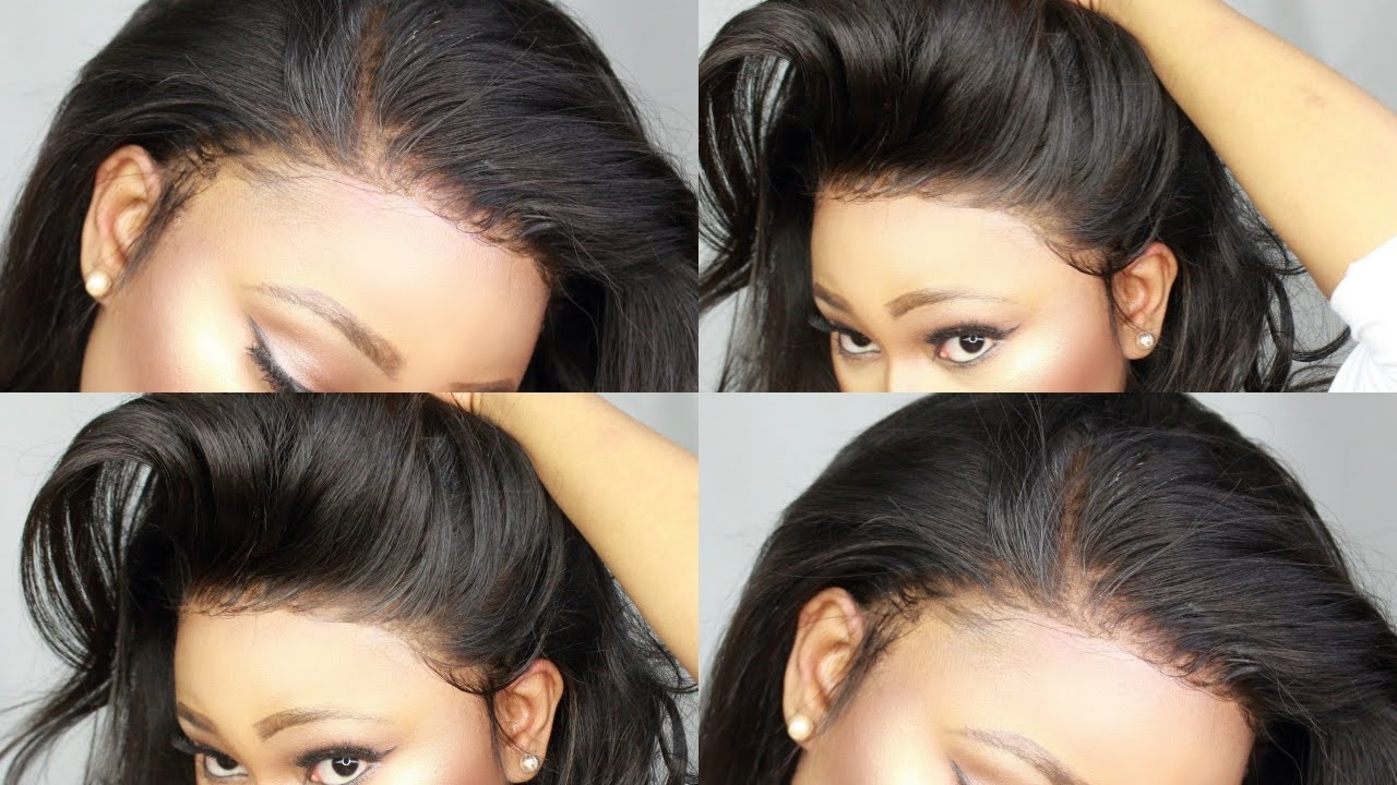 Chrissybales How To Slay Baby Hair On Customised Frontal 2 Methods Cutting The Lace Youtube