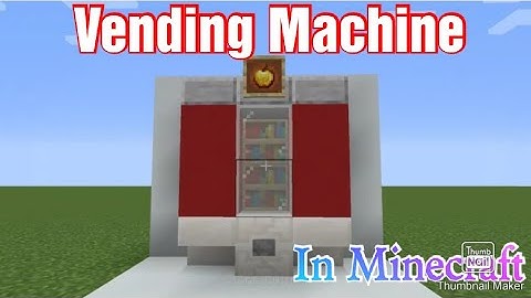 ✔How to make a Working Vending Machine in Minecraft: Java Edition