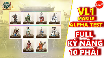 VÕ LÂM 1 MOBILE - HÉ LỘ FULL KỸ NĂNG 10 MÔN PHÁI | LnP