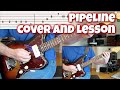 Pipeline surf guitar cover and lesson