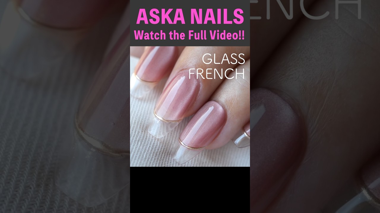 Quick & Easy Glass French Nails with Magnetic Gel – DIY at Home