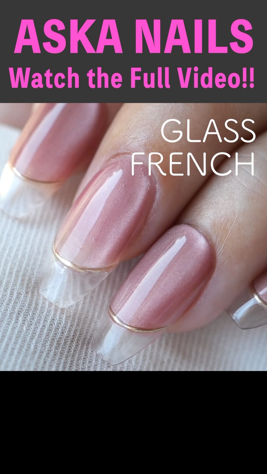 EVER NAIL フレンチネイル Glass French Nude Quick & Easy Glass French Nails with Magnetic Gel – DIY at Home