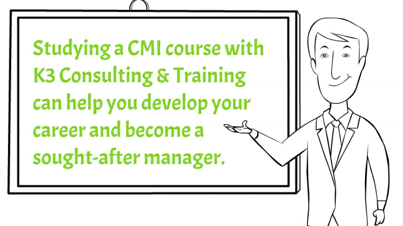 K3 CTS Study with us - Become a qualified CMI Manager