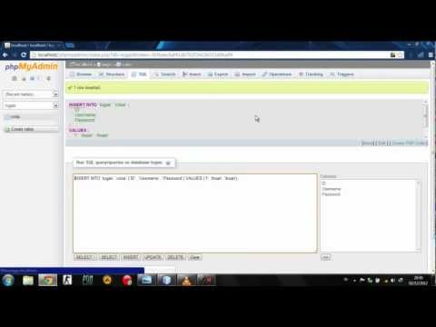 Tutorial login with Java Netbeans and XAMPP