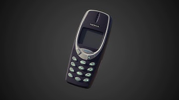 Nokia 3310 3D Model