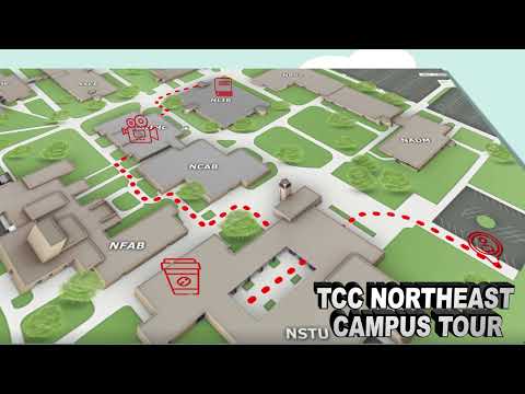Animated Campus Map in 3D