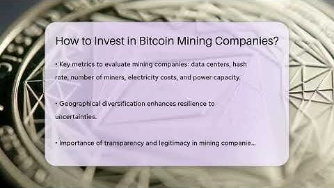 How to Invest in Bitcoin Mining Companies? - CryptoBasics360.com