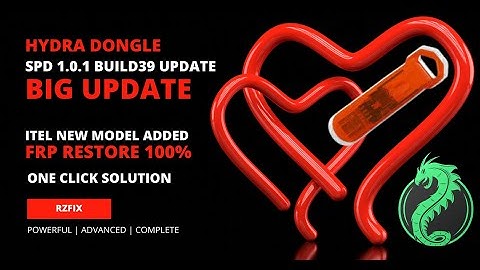 HYdra Dongle New SPD Update | ITEL Support ADDED | Powerful update| RzFix