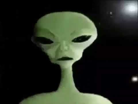 Green Alien Sings Lovely Sad By 24GH 