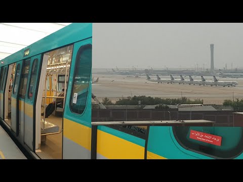 رحلة داخل قطار الخط الثالث لمترو الانفاق من النزهة عدلي منصور  