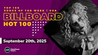 Billboard Hot 100™ Top Singles This Week Bubbling Under Hot 100 (September 20th, 2025)