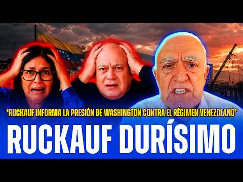 🚨🇻🇪RUCKAUF INFORMA EL NUEVO GOLPE PARA DELCY Y DIOSDADO: WASHINGTON PIDE ELECCIONES LIBRES