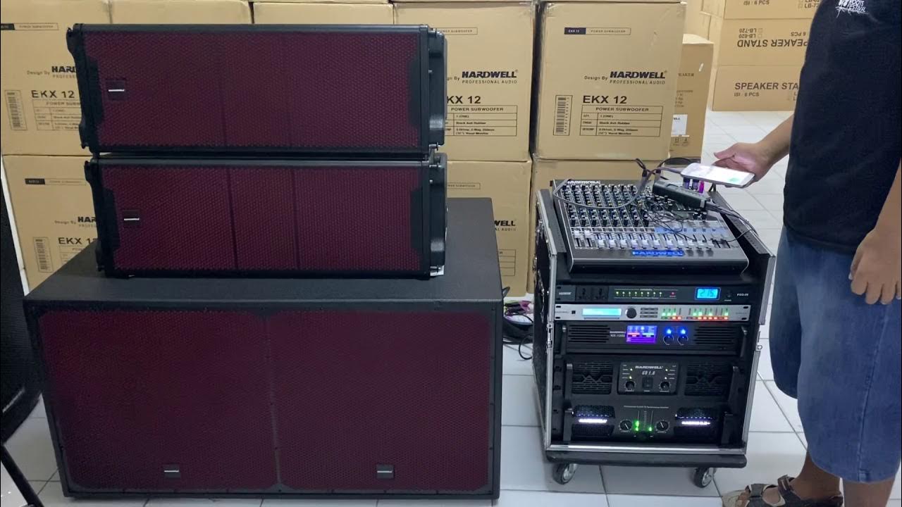 Line Array HARDWELL Live 210 Subwoofer Array HARDWELL Live 218 Review