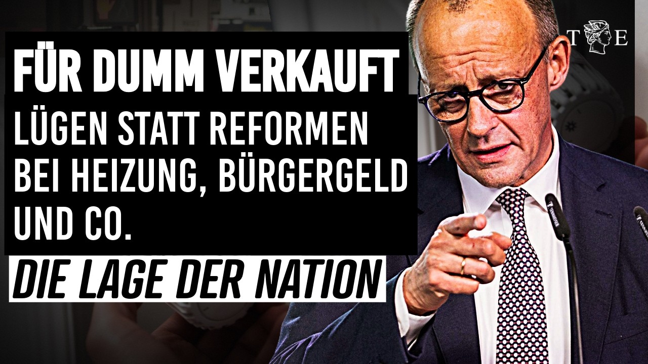 Merz täuscht Reformen nur vor: Er macht weiter links-grüne Politik | Lage der Nation, Roland Tichy