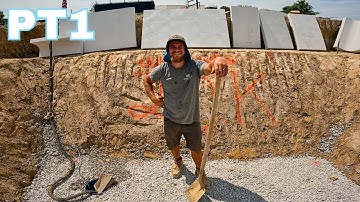 DIY Inground Swimming Pool | Pt1 Excavation Shaping walls the correct way [Build Series]