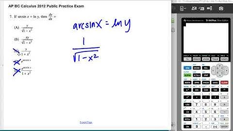 AP BC Calculus 2012 Multiple-Choice 7