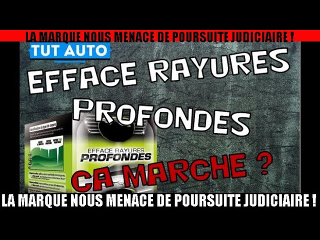 Comment effacer une rayure sur la carrosserie de votre voiture ? 