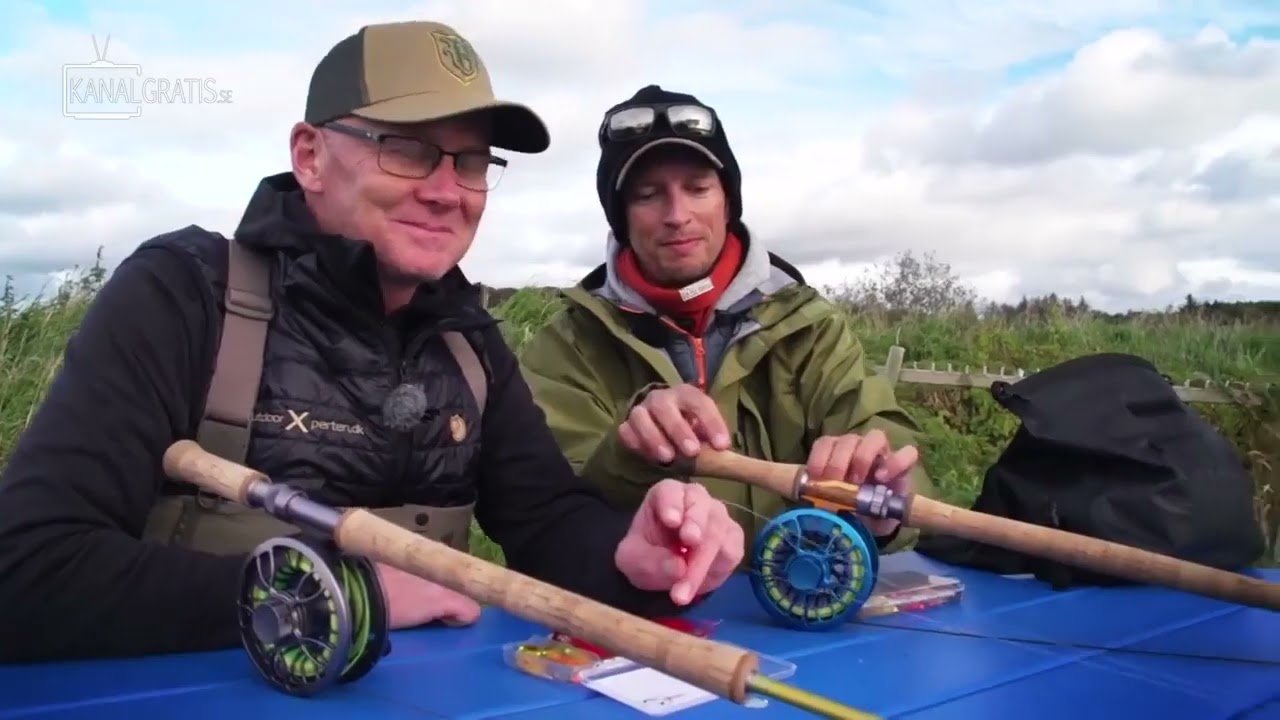 FLY TV   Small River Salmon in Denmark double handed fly fishing   LYSTFISKEREN dk   1