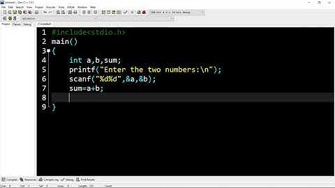 How to add two numbers in C? || Performing Sum of two integers in C language.