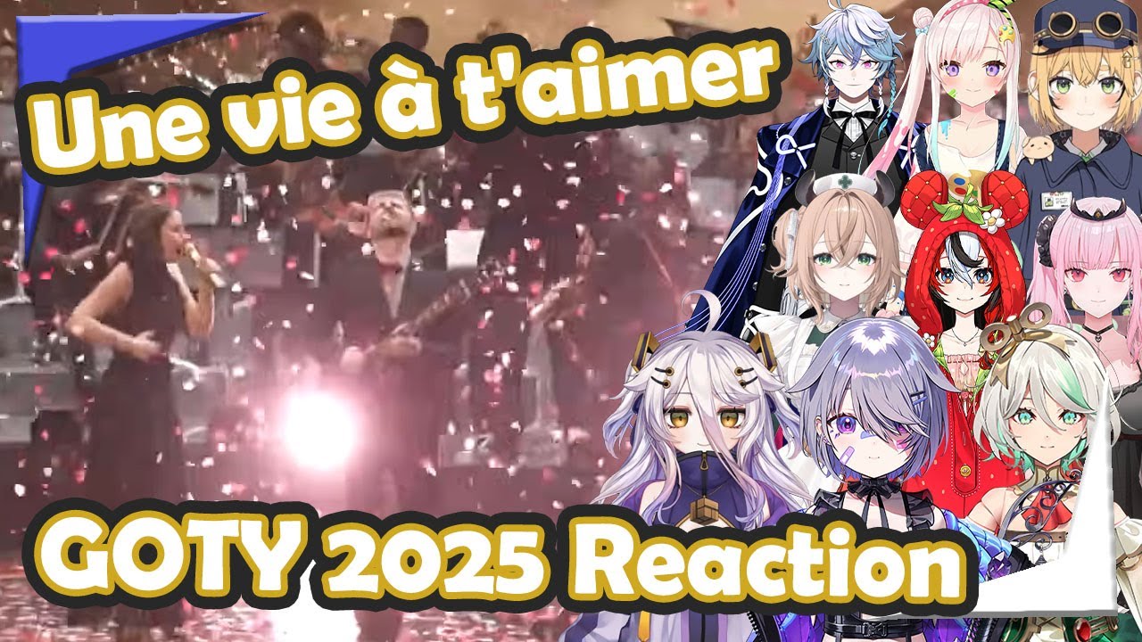 Holopro + Henya, Dooby and Nimi reacts to Une vie à t'aimer performance at Game Awards 2025【EngSub】