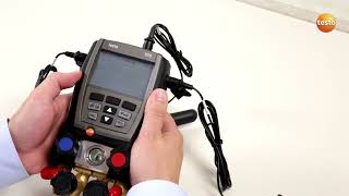 Digital manifold testo 570: Basic settings (2/8) | Be sure. Testo