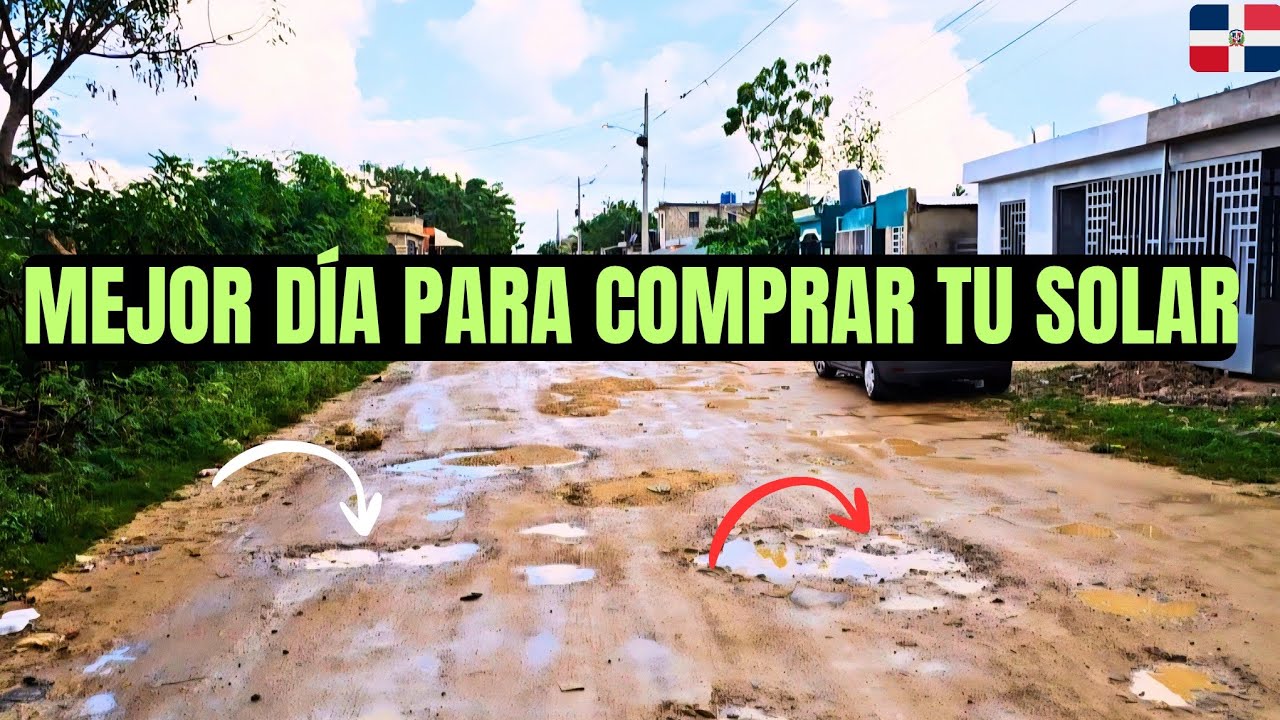 EL MEJOR DÍA PARA COMPRAR TU SOLAR EN RD ES CUANDO ESTA LLOVIENDO!!
