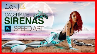 CACERÍA DE SIRENAS ▷▷▷ Speed art PHOTOSHOP screenshot 5