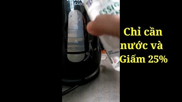 CÁCH LÀM SẠCH BÌNH ĐUN SIÊU TỐC với Giấm đơn giản#shorts