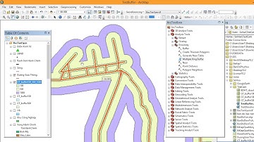 Bài tập Buffer đuờng giao thông - sông - UBND. môn GIS