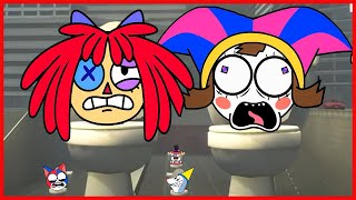 The Amazing Digital Circus Animation - Skibidi Toilet Meme Song