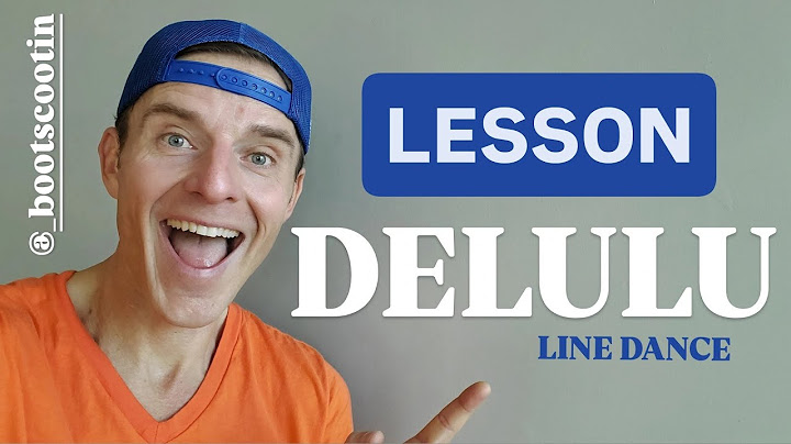 DELULU  -- Line Dance LESSON by BootScootin