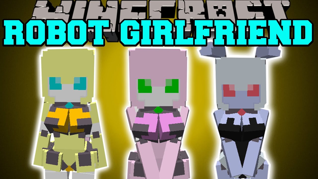 Minecraft: ROBOT GIRLFRIEND MOD (ROBOT GAMINGWITHJEN IS BORN!) Mod - YouTube