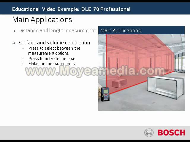 Bosch Télémètre laser DLE 70