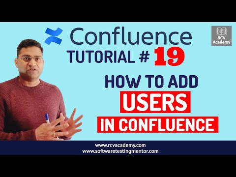 Confluence Tutorial #19 - How to add Users in Confluence