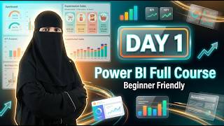Power BI Full Course for Beginners 🚀 | Day 1 | Complete Introduction + Real Dataset Practice