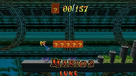 Crash Bandicoot - Back In Time Fan Game: Custom Level: Mario 1-2 By Luke