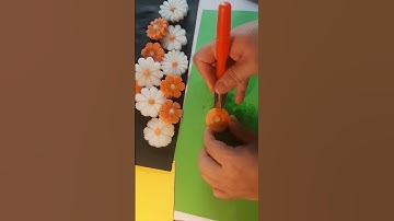 Học tỉa hoa cà rốt có khó không #shortvideo