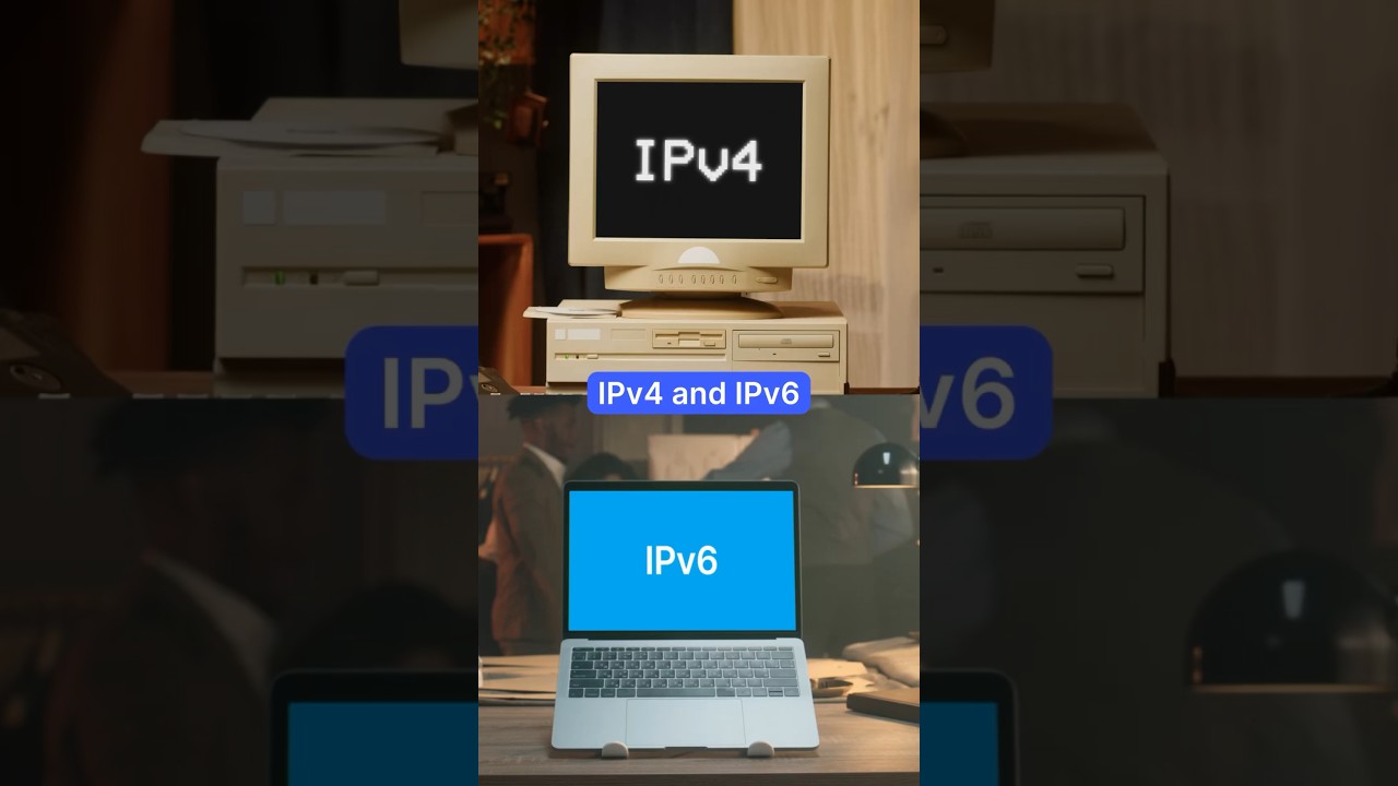 Know the difference between ipv4 and ipv6 #shorts #ipv6 #ipv4