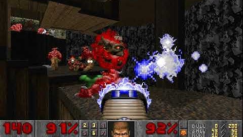 The Ultimate Doom - E4M2, Pistol Start, 100% Kills/Secrets, Ultra-Violence