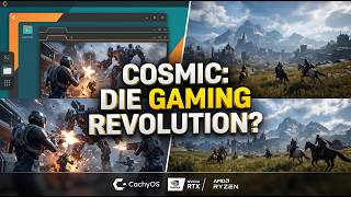 BYE BYE KDE PLASMA? 👋 COSMIC DESKTOP GAMING TEST AUF CACHYOS! 🚀 Linux Q&amp;A 🐧