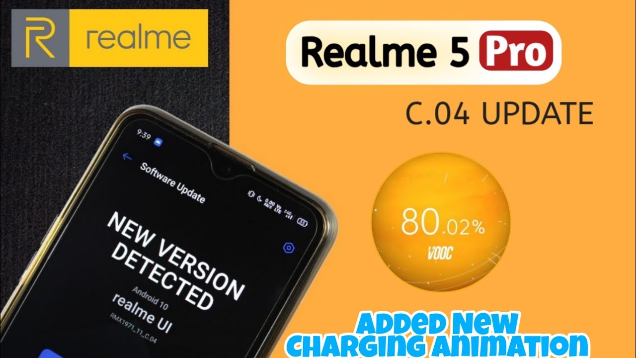 Realme 5 Pro New June Month Update C.04 | Added New Charging Decimal⚡